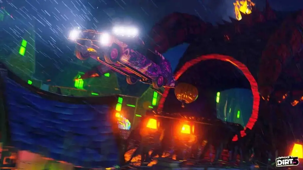 DIRT 5 Gameplay Halloween Stunt Xe đua địa hình bay trên không trung trong lễ hội Halloween game DIRT 5