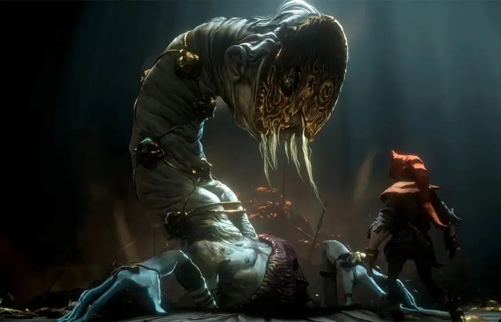 Quái vật mãng xà khổng lồ No Rest for the Wicked No Rest for the Wicked gameplay boss Madrigal Selyne