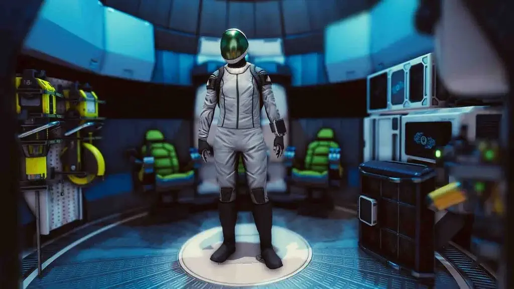 Nhân vật phi hành gia trong khoang tàu Occupy Mars The Game