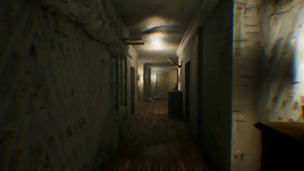 The 9th Charnel gameplay hành lang u tối và sừng hươu treo tường