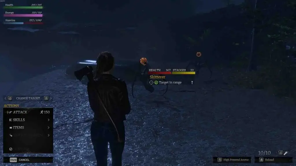 Giao diện chiến đấu Wicked Seed chỉ số Health Stagger của quái vật