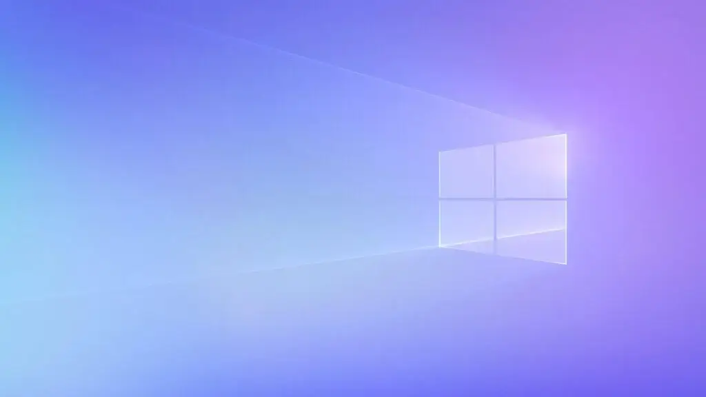 Giao diện khởi động Windows 10 v22H2 màu xanh tím hiện đại