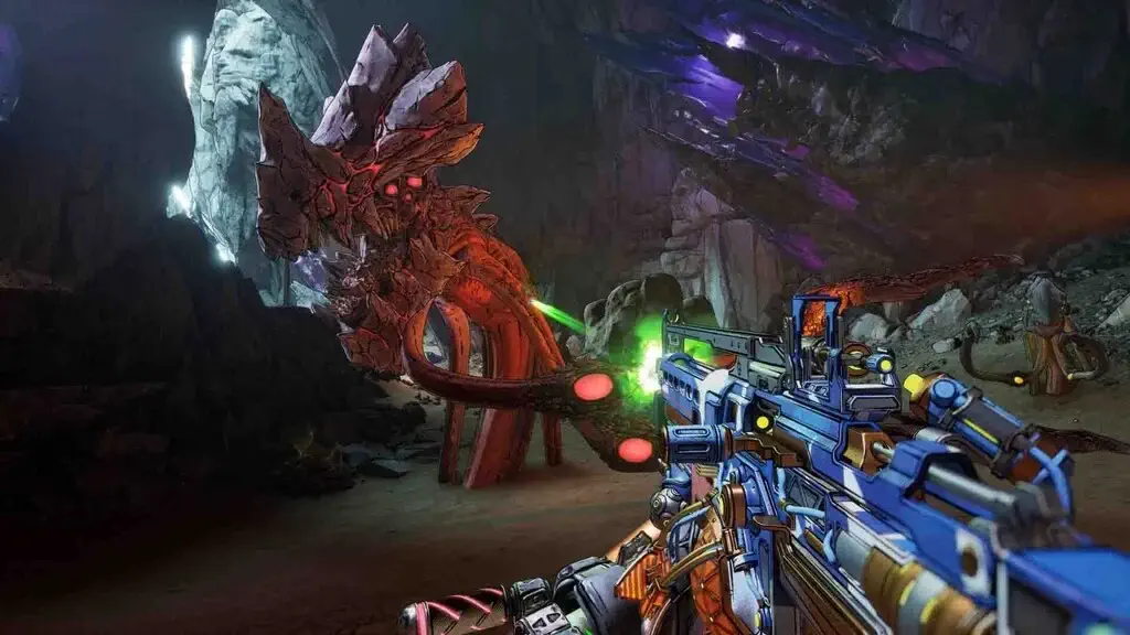 Gameplay Borderlands 4 Chiến Đấu Với Quái Vật borderlands 4 gameplay ban quai vat khong lo trong hang dong