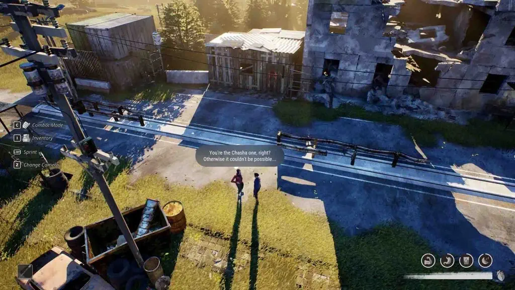 Gameplay City 20 đối thoại nhân vật tại khu vực nhà hoang đổ nát