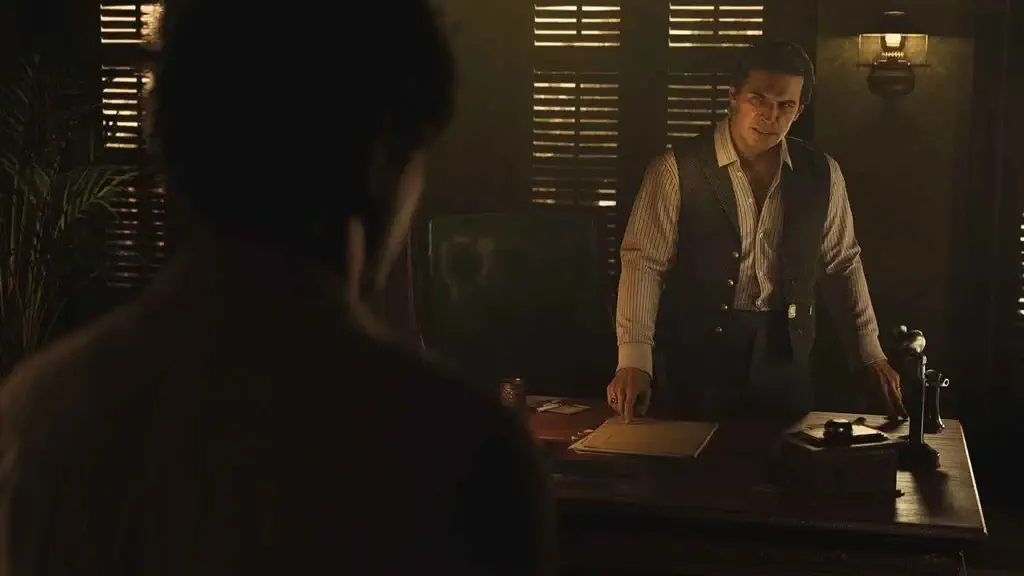 mafia the old country canh doi thoai nhan vat trong van phong kieu y