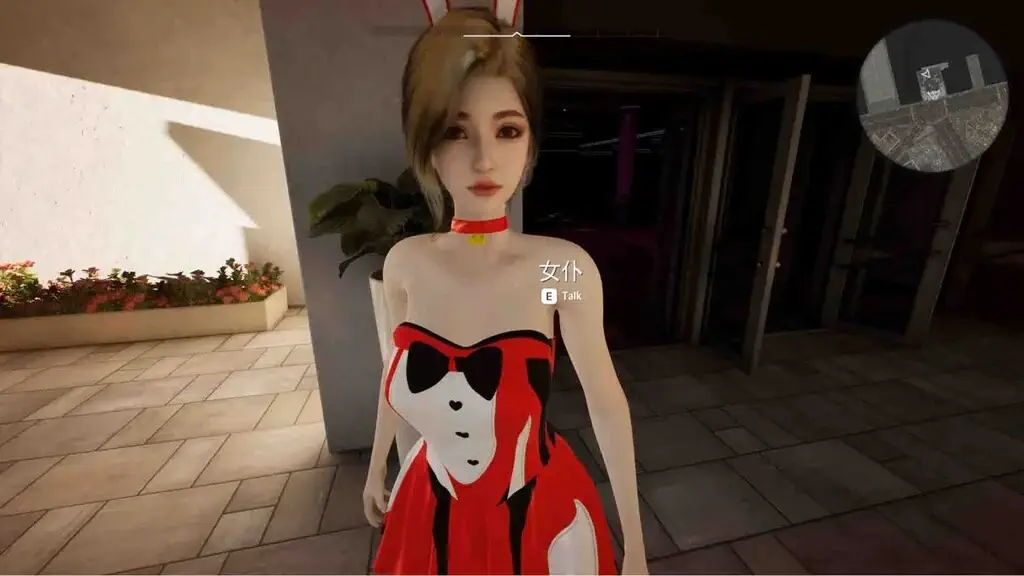 nhan vat nu trong game nice city vay do xinh dep maid