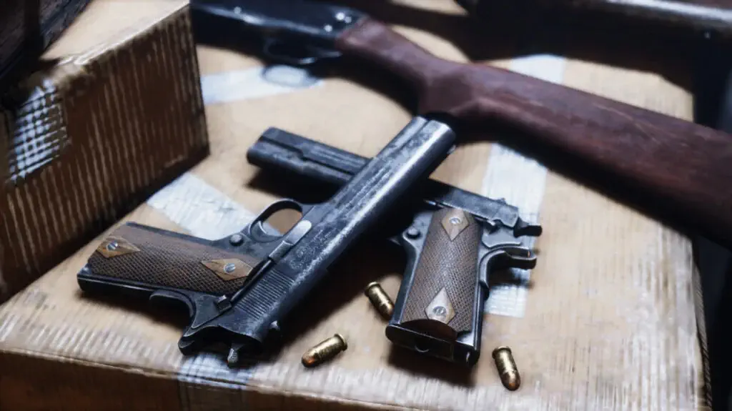 vu khi trong game perished truth sung luc m1911 va dan