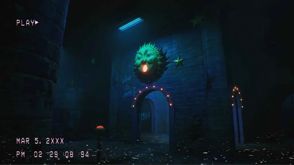 Cổng vào Sun Door - Game Rainbow Gate Khu vực mê cung với biểu tượng mặt trời trong game Rainbow Gate