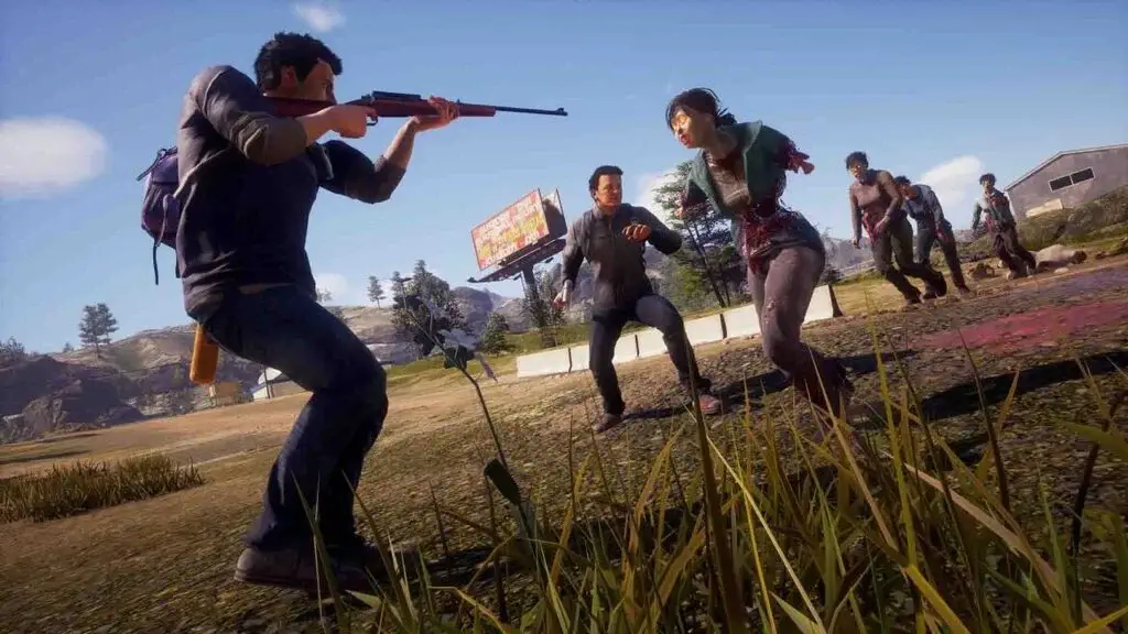 cach dung sung truong ban zombie tu xa game state of decay 2 juggernaut edition