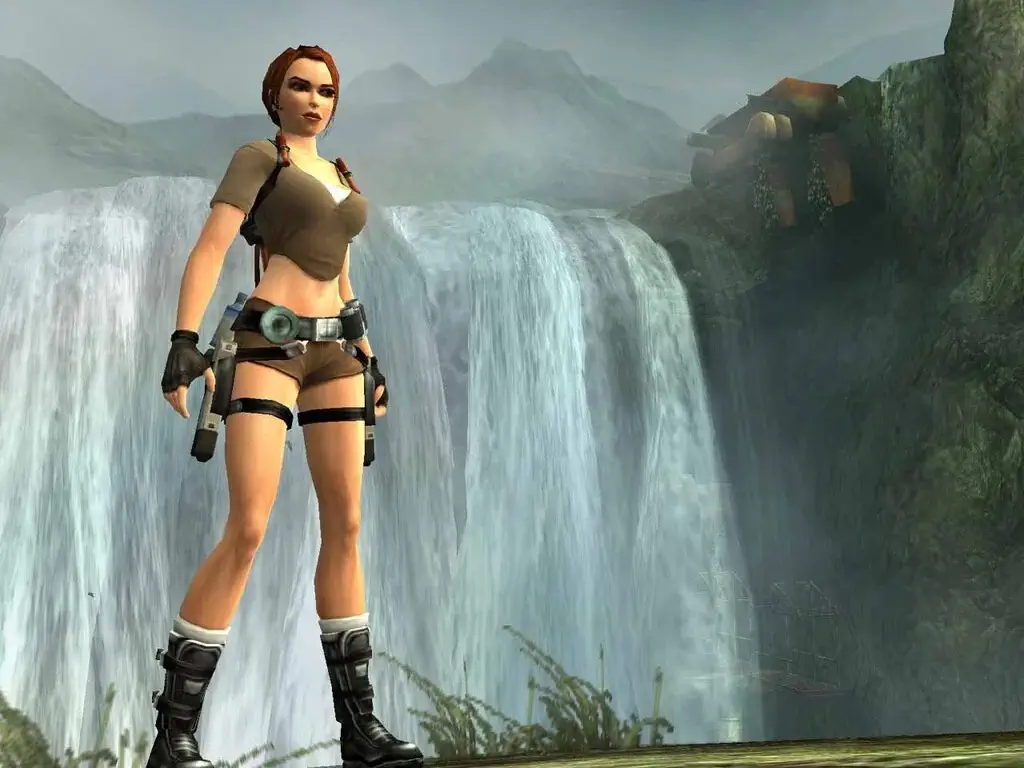 lara croft tomb raider legend dung truoc thac nuoc hung vi
