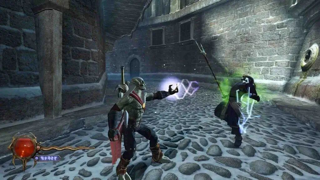 Kain Sử Dụng Soul Reaver Trong Legacy Of Kain Defiance Remastered legacy of kain defiance remastered kain chien dau gameplay