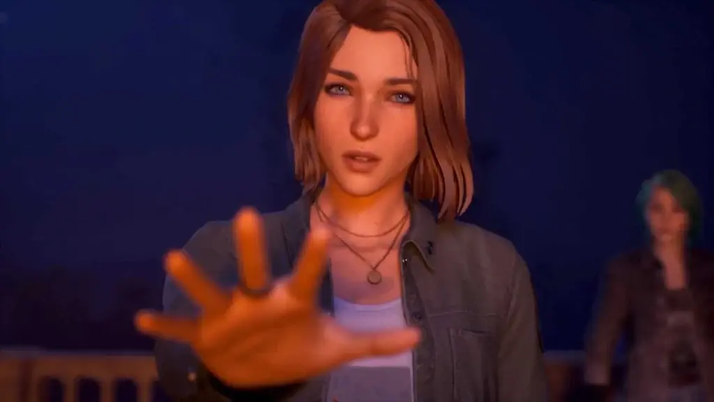 Gameplay Life is Strange Reunion Max sử dụng siêu năng lực dưới ánh hoàng hôn