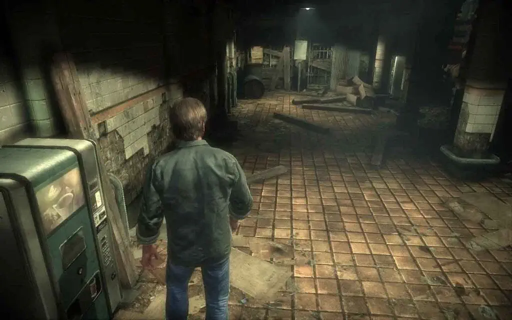 Murphy Pendleton trong căn phòng đổ nát Silent Hill Downpour
