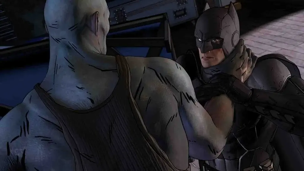 Batman bị kẻ thù tấn công cận cảnh trong Batman The Telltale Series