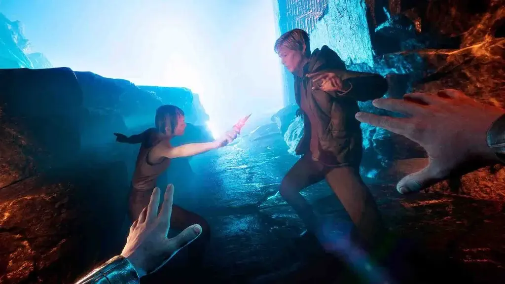 Cảnh chiến đấu góc nhìn thứ nhất trong game Cthulhu The Cosmic Abyss