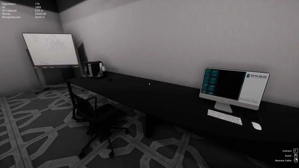 Giao diện quản lý hệ thống máy chủ trong game Data Center